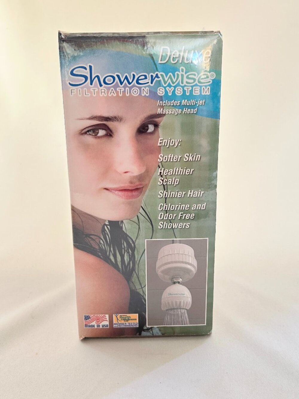 Deluxe “Showewise” Filtration System W/Massage Head